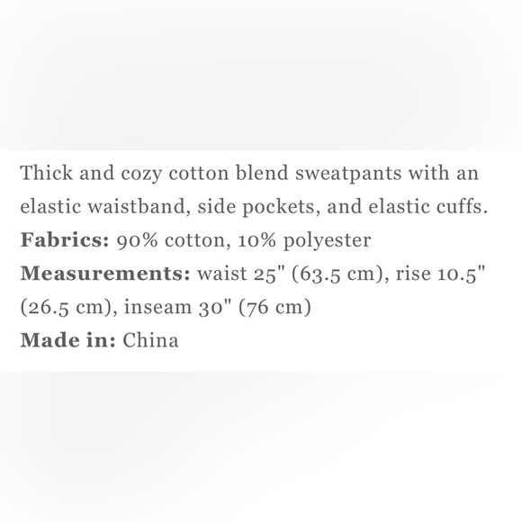 Brandy Melville light blue Rosa sweatpants - Picture 5 of 5